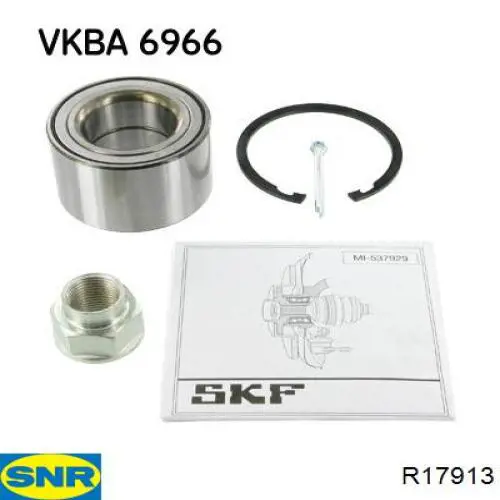 R17913 SNR Підшипник маточини передньої