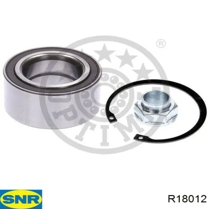Комплект підшипник маточини передньої SNR R18012 ціна, від 33.80 USD
