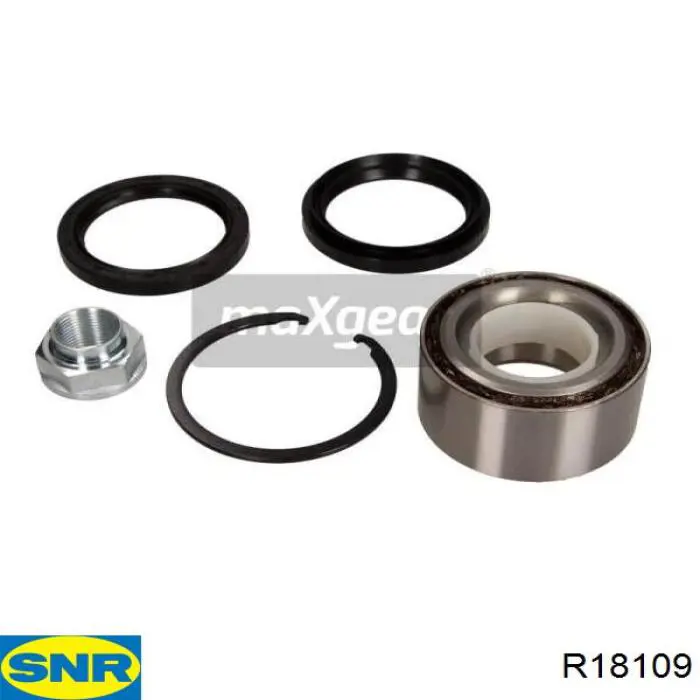 Комплект підшипник маточини передньої SNR R18109 ціна, від 33.56 USD