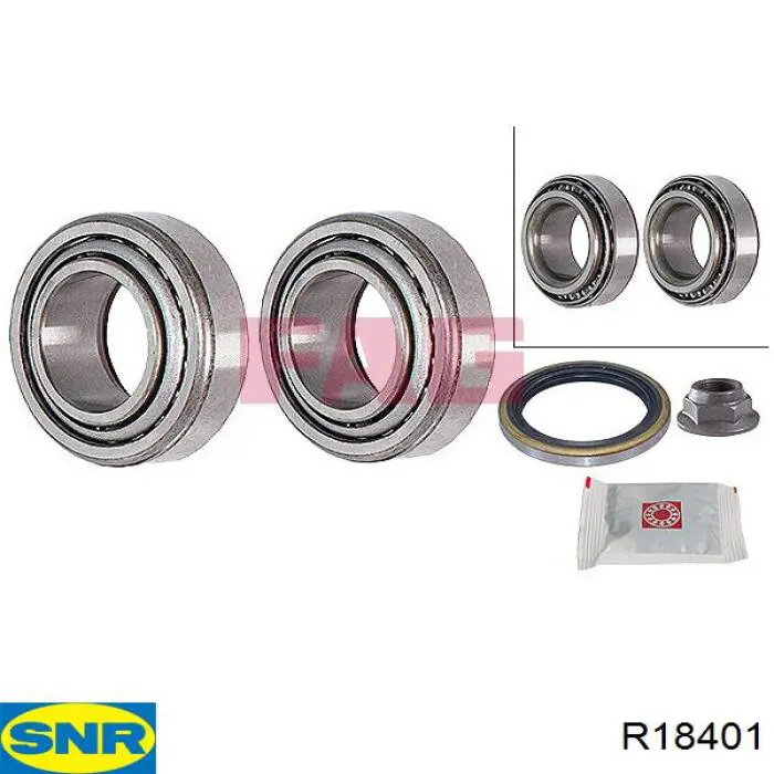 Купити R18401 SNR Підшипник задньої ступиці
