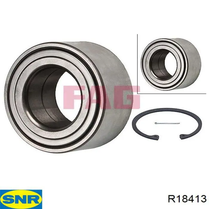 R18413 SNR Підшипник маточини передньої