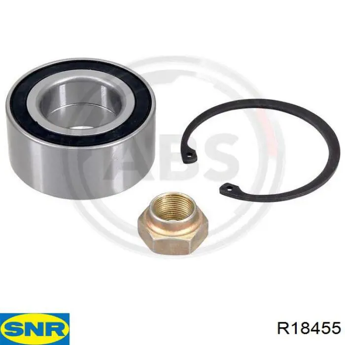Комплект підшипник маточини передньої SNR R18455 ціна, від 28.29 USD