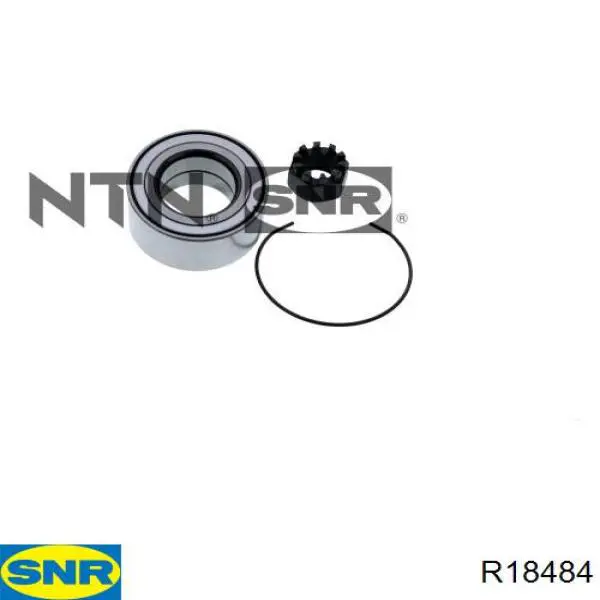 Комплект підшипник маточини передньої SNR R18484 ціна, від 16.69 USD