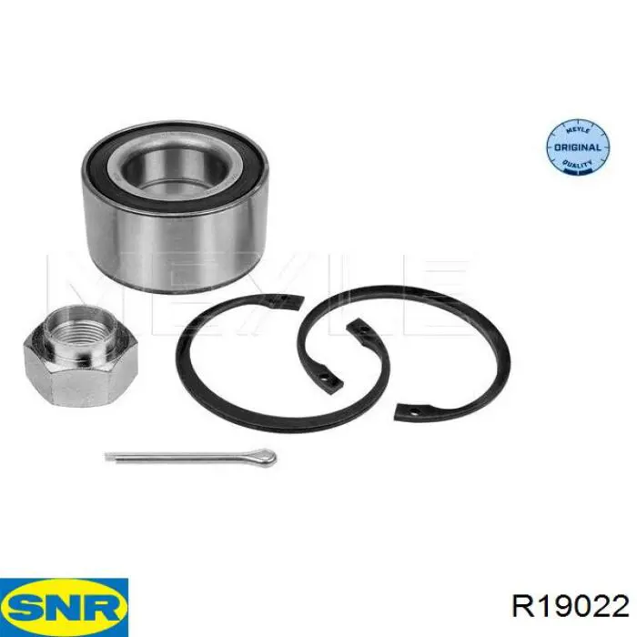 Комплект підшипник маточини передньої SNR R19022 ціна, від 8.61 USD
