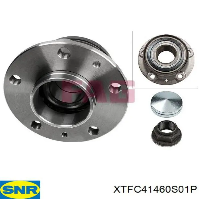 Купити XTFC41460S01P SNR Підшипник ступиці колеса