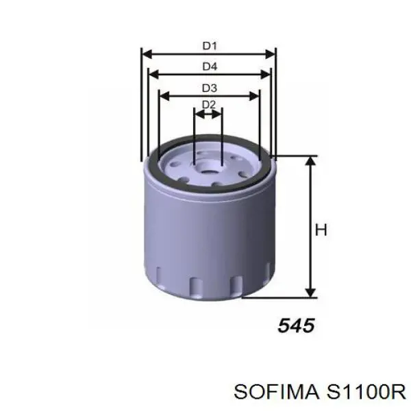Масляний фільтр двигуна Sofima S1100R ціна, від 5.04 USD