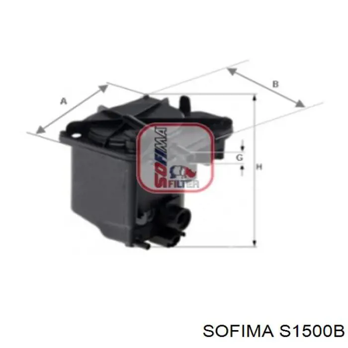 S1500B Sofima Фільтр палива