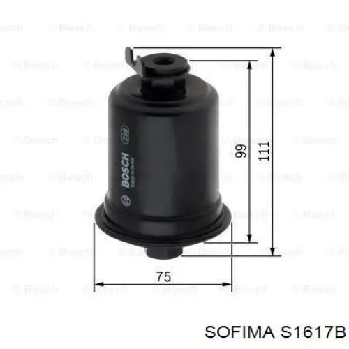 S1617B Sofima фільтр паливний