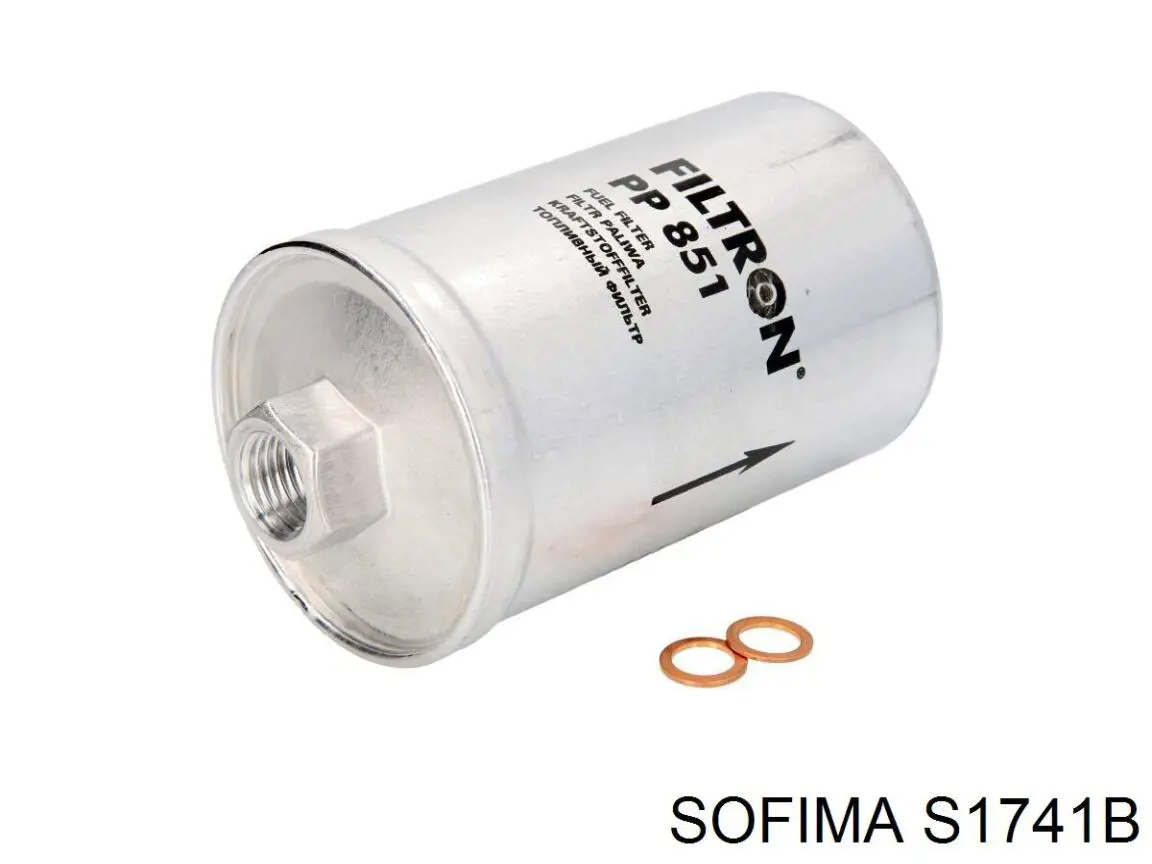 Фільтр тонкого очищення палива Sofima S1741B ціна, від 5.83 USD