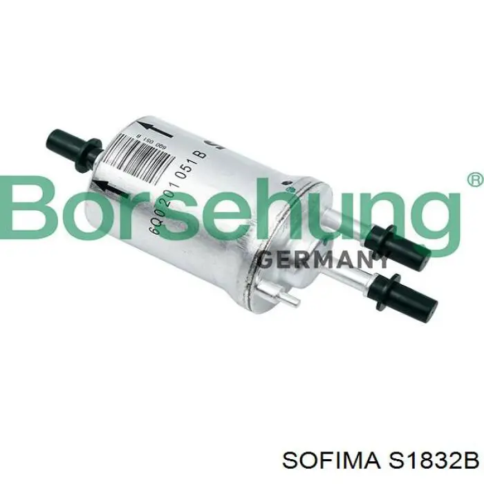 S1832B Sofima фільтр паливний