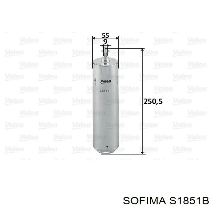 Купити S1851B Sofima Фільтр-відстійник палива грубої очистки
