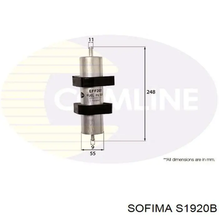 Купити S1920B Sofima Фільтр-відстійник палива грубої очистки