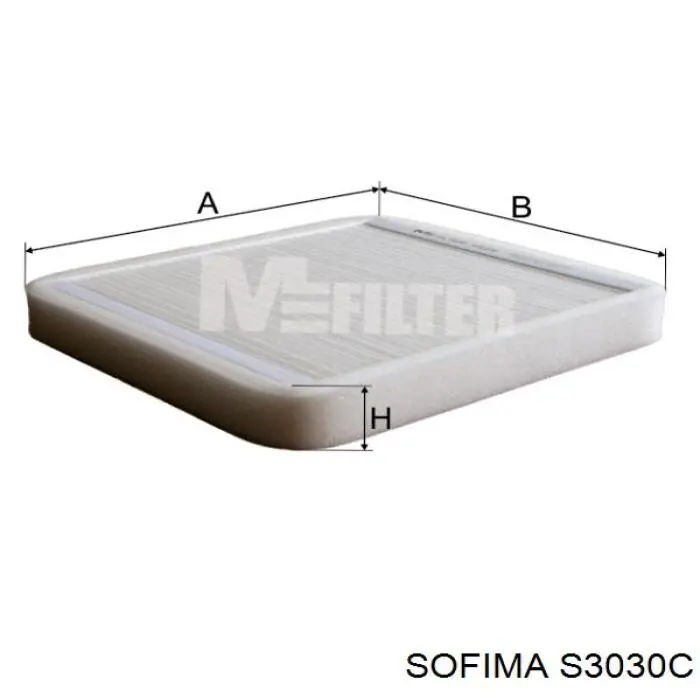 Фільтр салону S3030C Sofima