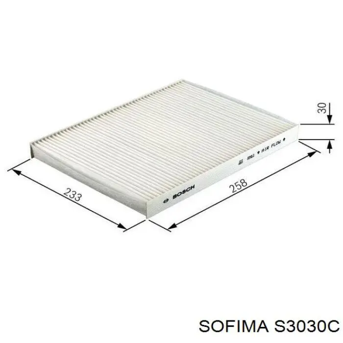 Купити S3030C Sofima Фільтр салону вугільний