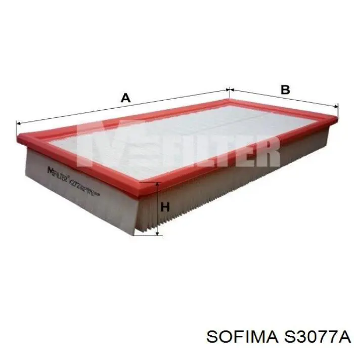 Купити S3077A Sofima Автомобільний фільтр повітря