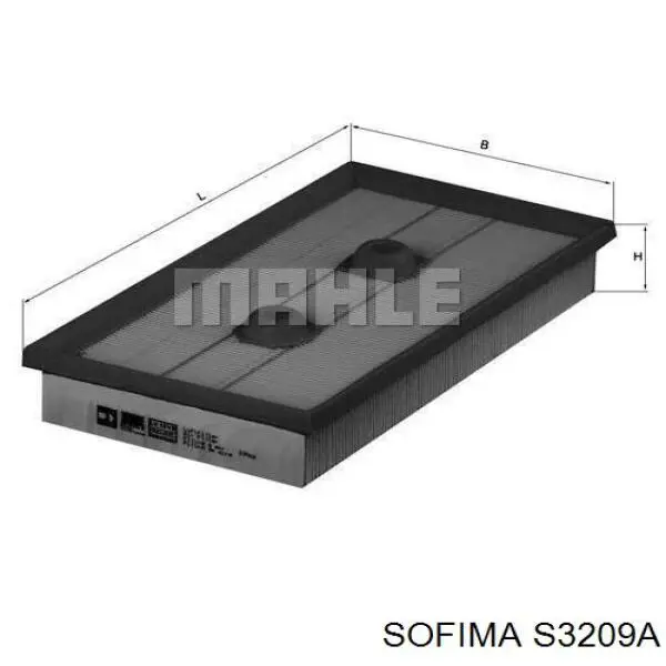 S3209A Sofima фільтр повітряний