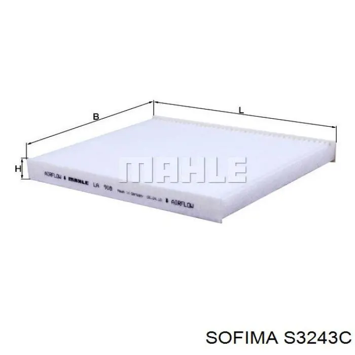 Фільтр повітряний обігрівача Sofima S3243C ціна, від 10.47 USD