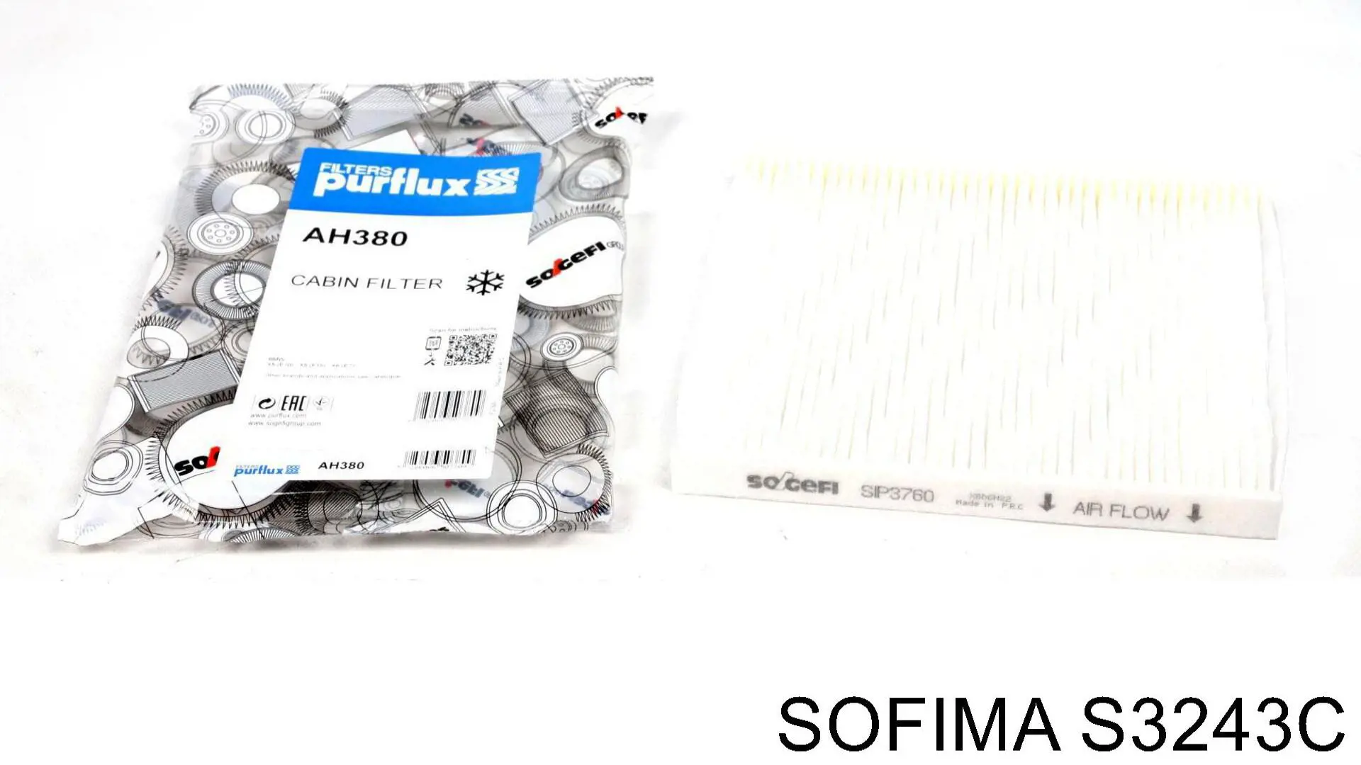 Купити S3243C Sofima Фільтр салону вугільний