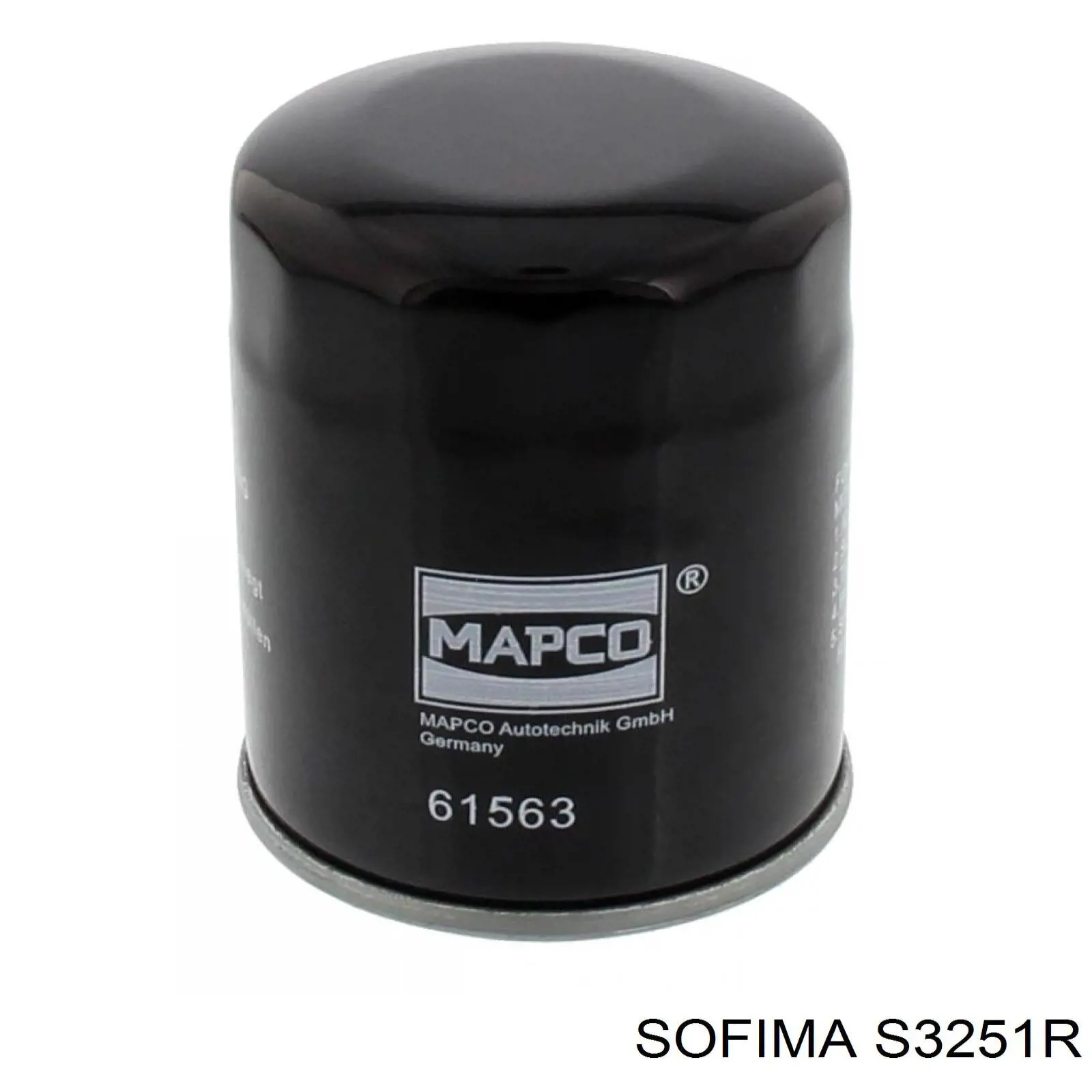 Масляний фільтр S3251R Sofima
