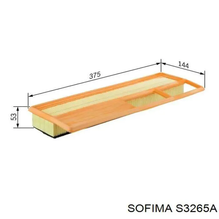 Фільтр повітряний Sofima S3265A