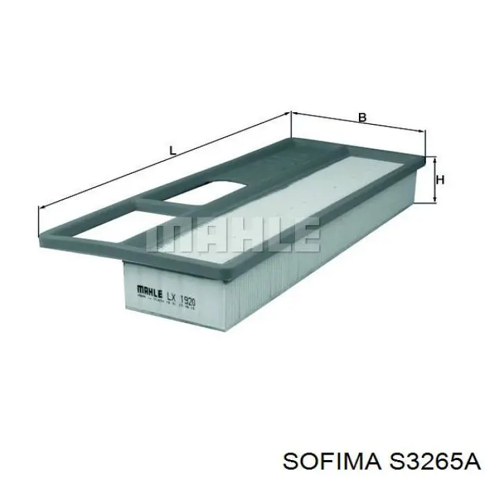 Купити S3265A Sofima Автомобільний фільтр повітря