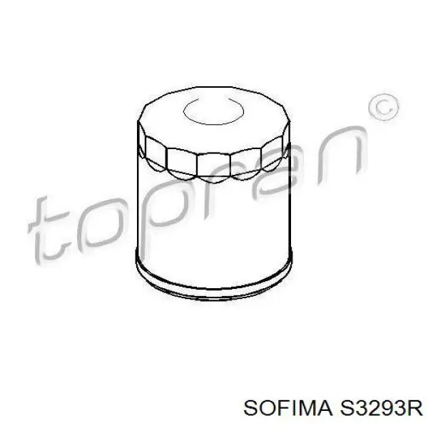 Масляний фільтр S3293R Sofima
