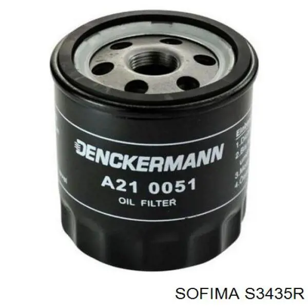 Масляний фільтр двигуна Sofima S3435R ціна, від 3.58 USD