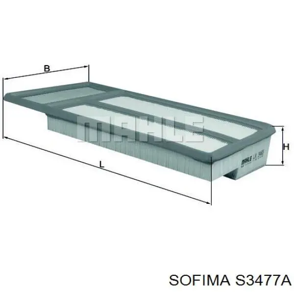 Елемент повітряного фільтра Sofima S3477A ціна, від 7.95 USD