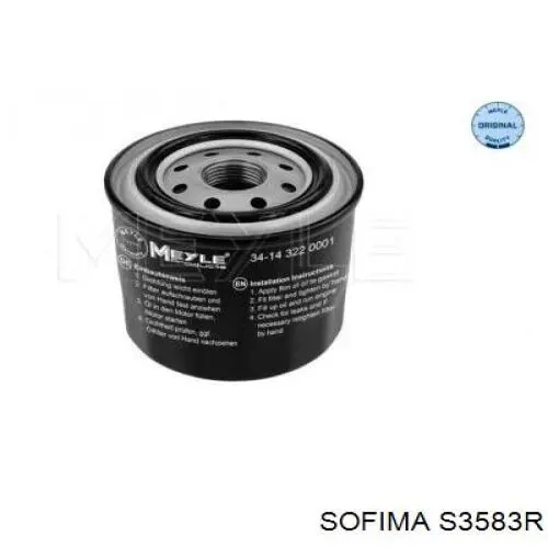 Масляний фільтр двигуна Sofima S3583R ціна, від 7.32 USD