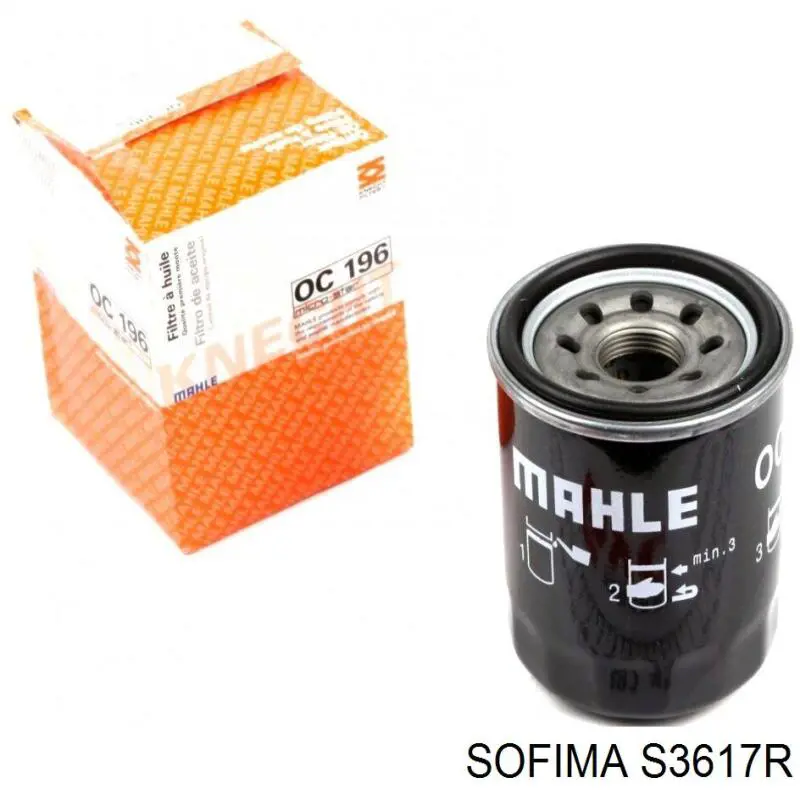 Масляний фільтр S3617R Sofima