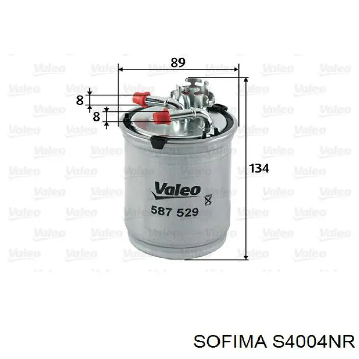 Фільтр тонкого очищення палива Sofima S4004NR ціна, від 20.59 USD