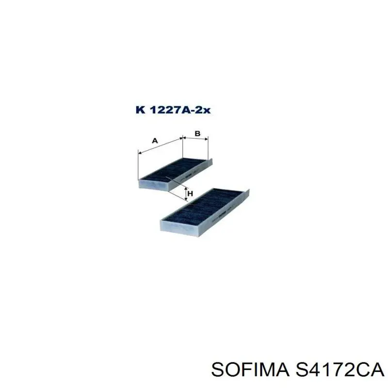 Фільтр повітряний обігрівача Sofima S4172CA ціна, від 13.39 USD