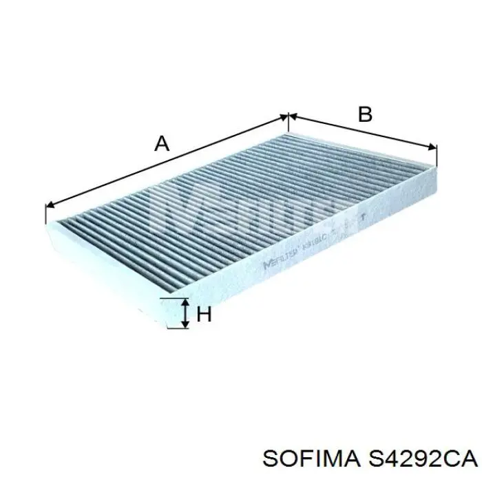 Фільтр салону S4292CA Sofima