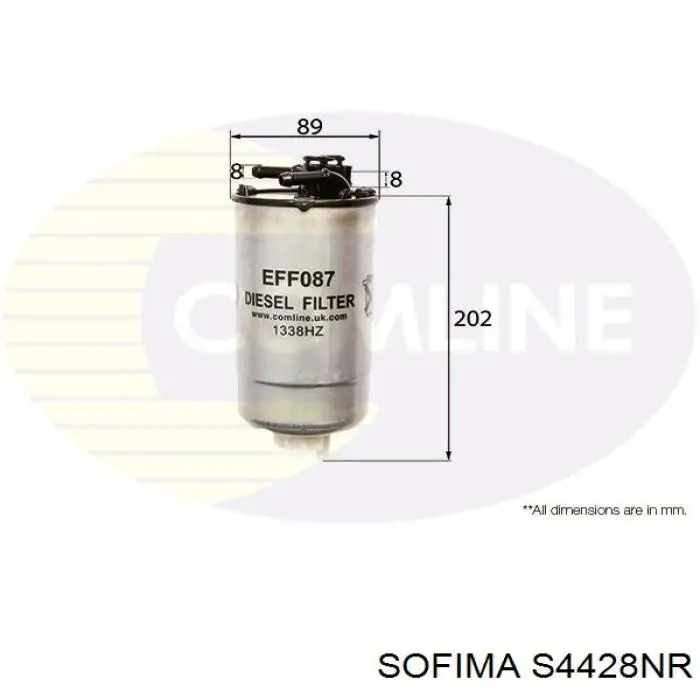 Купити S4428NR Sofima Фільтр-відстійник палива грубої очистки