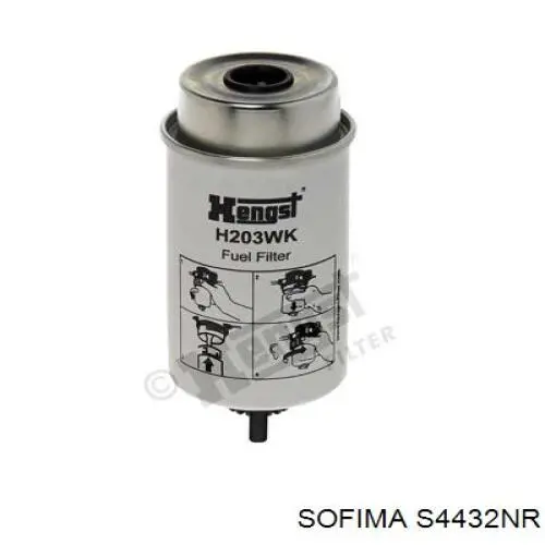 Фільтр тонкого очищення палива Sofima S4432NR ціна, від 15.75 USD