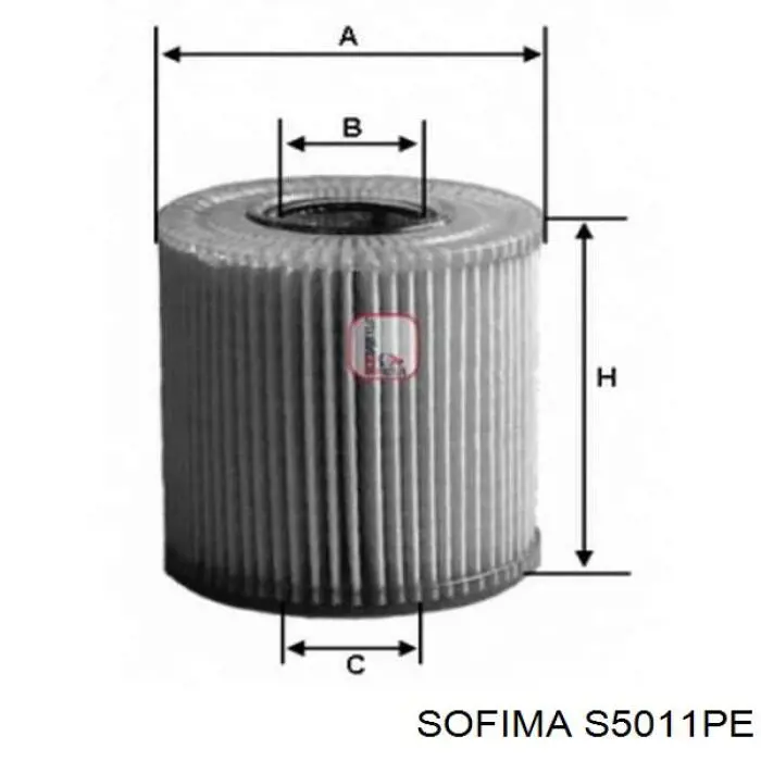 S5011PE Sofima фільтр масляний