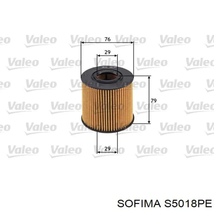 Масляний фільтр S5018PE Sofima