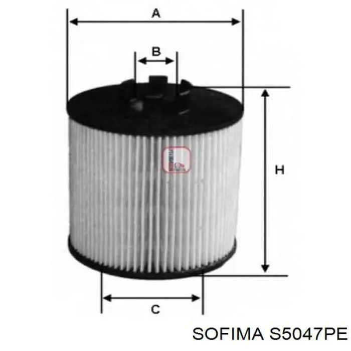 Масляний фільтр двигуна Sofima S5047PE ціна, від 6.96 USD