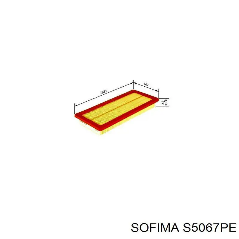 S5067PE Sofima Фільтр масла