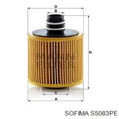 Фільтр масляний Sofima S5083PE
