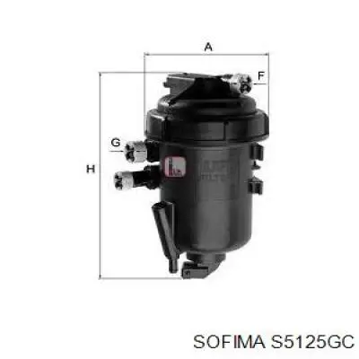 Корпус паливного фільтра Sofima S5125GC ціна, від 80.09 USD