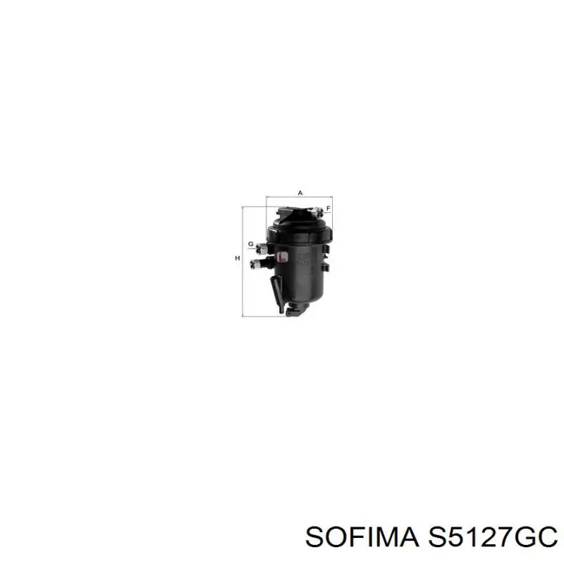 Купити S5127GC Sofima Корпус паливного фільтра