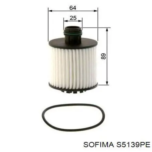 S5139PE Sofima Фільтр масла