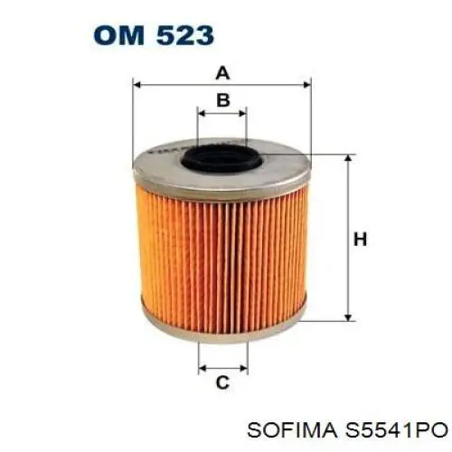 S5541PO Sofima Фільтр масла