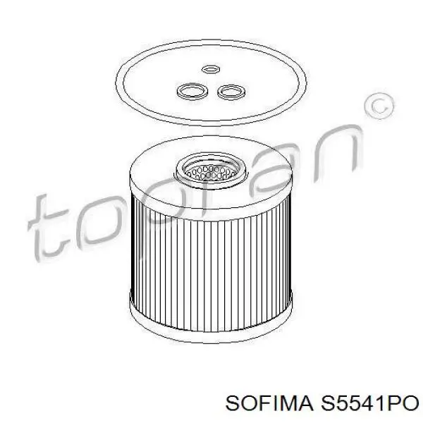 Масляний фільтр двигуна Sofima S5541PO ціна, від 4.54 USD