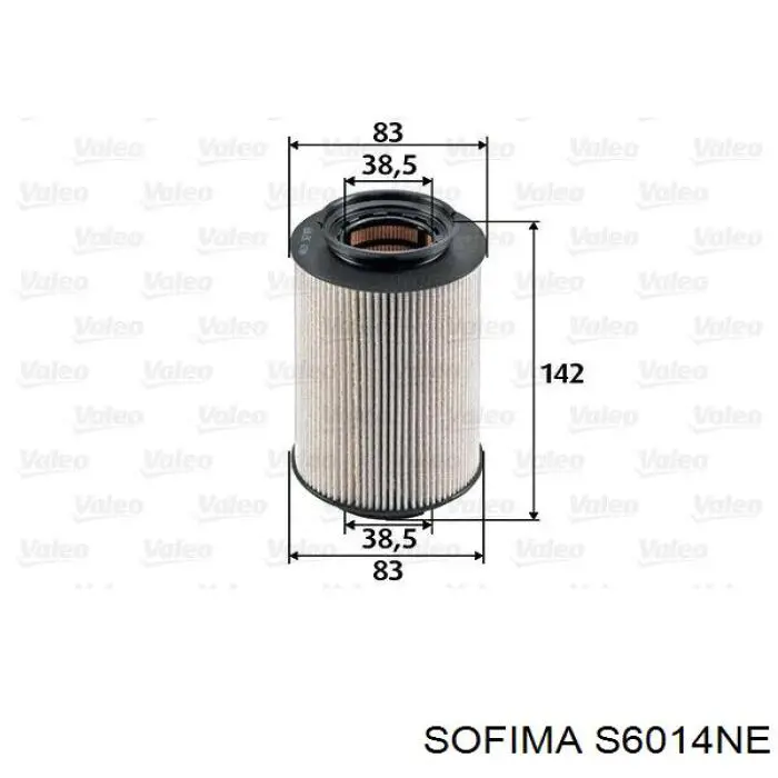 S6014NE Sofima фільтр паливний