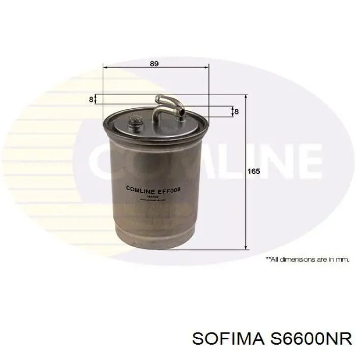 Фільтр тонкого очищення палива Sofima S6600NR ціна, від 10.93 USD