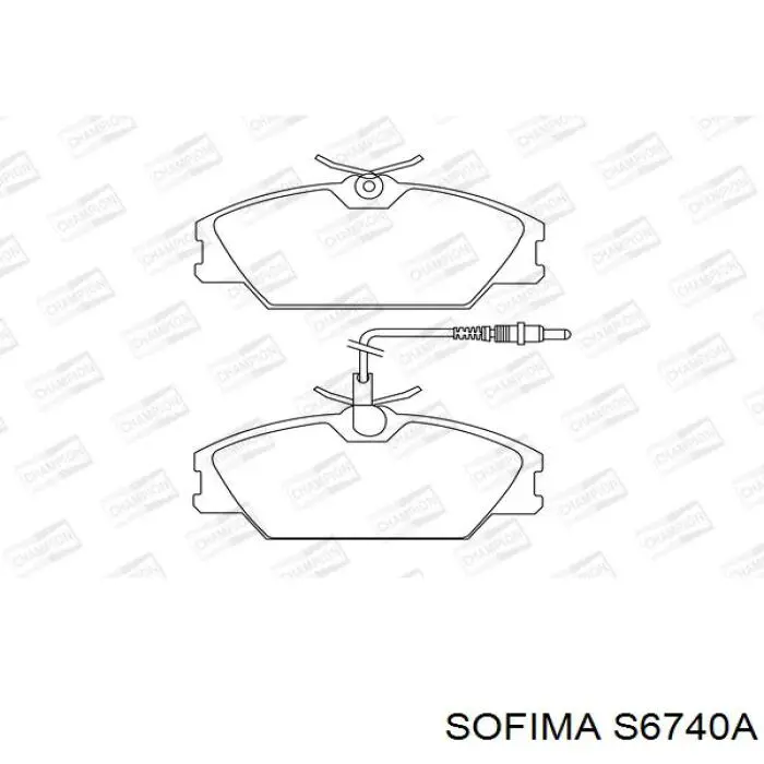 Фільтр повітряний Sofima S6740A