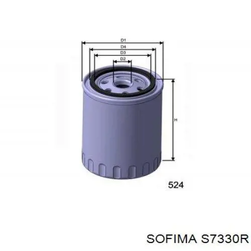 Масляний фільтр двигуна Sofima S7330R ціна, від 3.80 USD