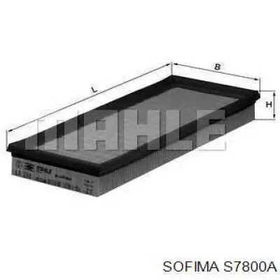 S7800A Sofima фільтр повітряний